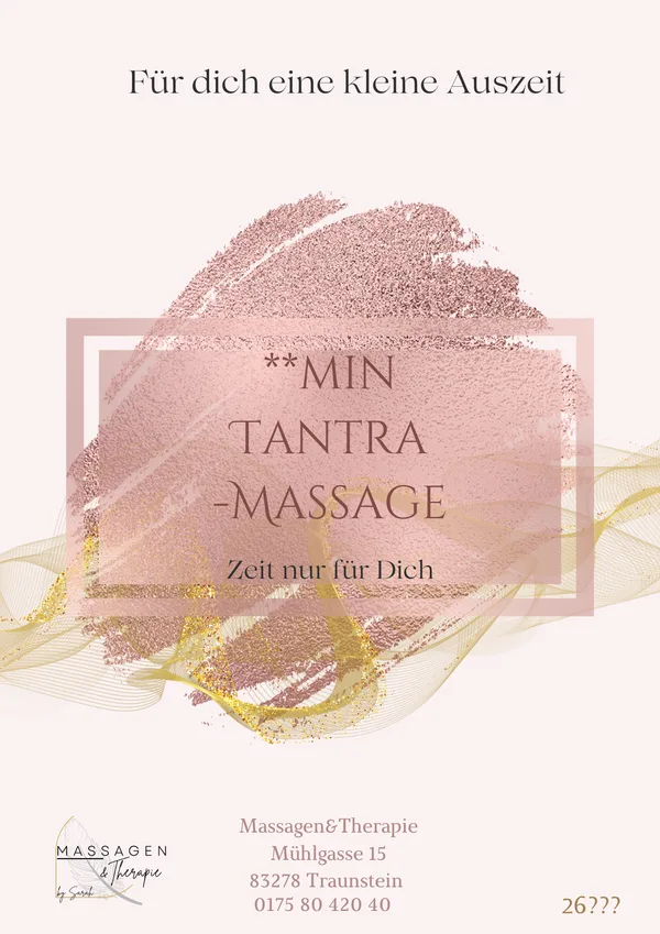Massage-Gutschein in warmen Erdtönen
